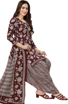 SHREE JEENMATA COLLECTION Pure Cotton Printed Kurta & Patiyala Material