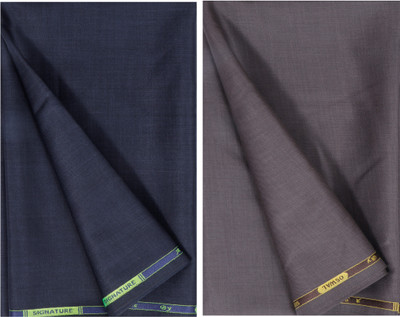abhi fashion Polycotton Self Design Trouser Fabric
