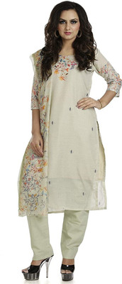 HouseOfCommon Cotton Blend Printed Kurta & Churidar Material