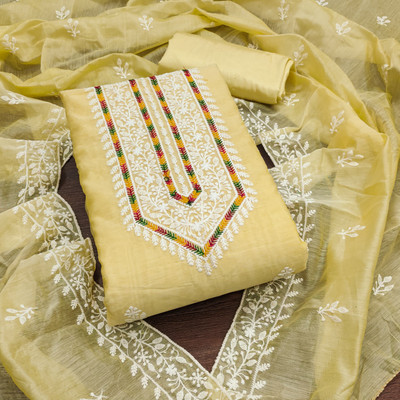 ShopGlobal Pure Cotton Printed Salwar Suit Material