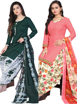 HouseOfCommon Cotton Blend Printed Salwar Suit Material