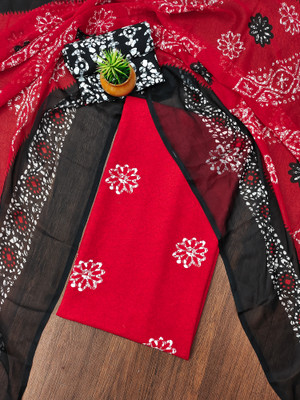 ANAND Crepe Printed Salwar Suit Material