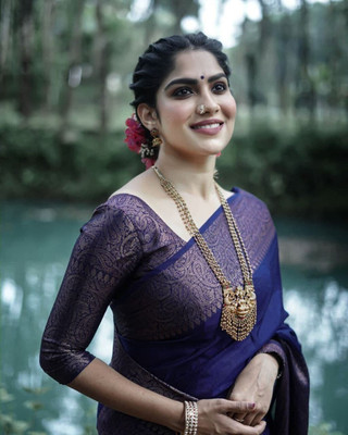 PITHAVADIWALA Jacquard Self Design Blouse Material