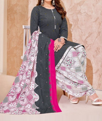 Bhavya Fashion Crepe Printed Salwar Suit Material
