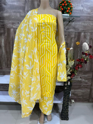Meghdoot Textiles Pure Cotton Printed Salwar Suit Material