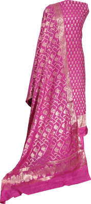 Naveera Pure Cotton Self Design Salwar Suit Material