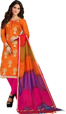 HouseOfCommon Pure Silk Printed Salwar Suit Material