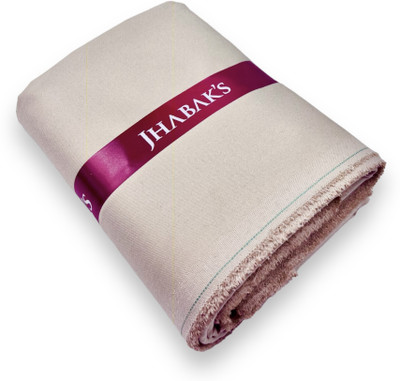 JHABAK'S Lycra Blend Solid Trouser Fabric