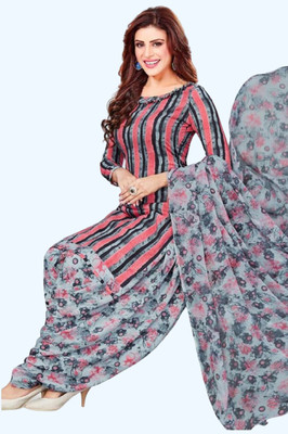 shyam enterprises Crepe Printed Salwar Suit Material