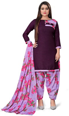 VihaanExim Cotton Blend Printed Salwar Suit Material