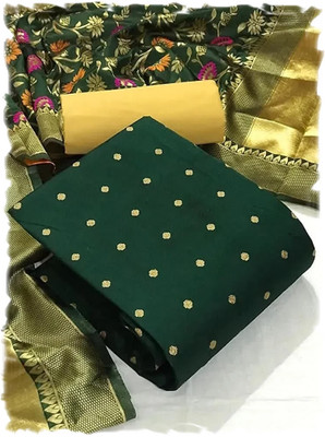 StyleDeal Cotton Silk Embroidered Salwar Suit Material