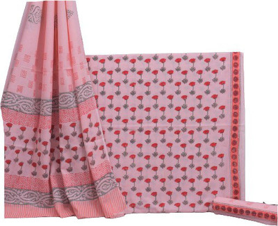 RIGDOM Pure Cotton Floral Print Salwar Suit Material