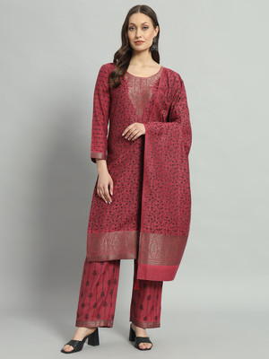 HouseOfCommon Wool Self Design Kurta & Palazzo Material