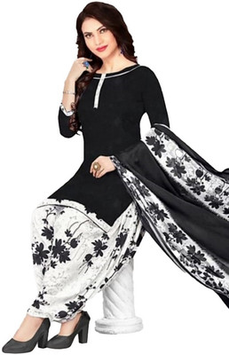 Aumki Crepe Printed Salwar Suit Material