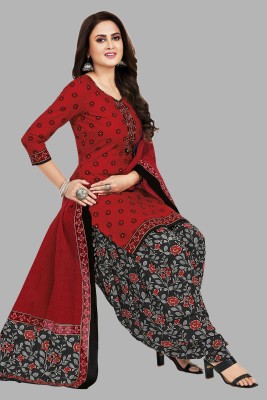 Simmu Pure Cotton Printed Salwar Suit Material