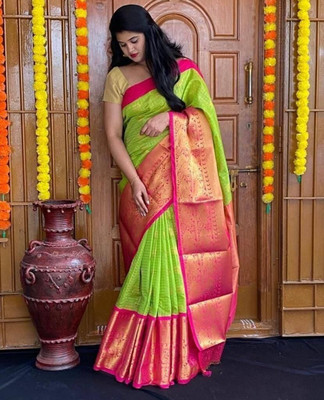 Kanjivaram Jacquard Printed Blouse Material