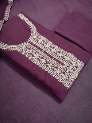 Sublime W Silk Blend Embroidered Salwar Suit Material