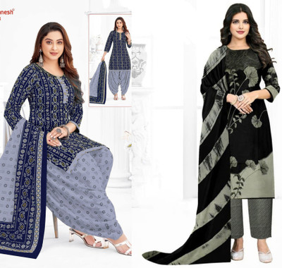 SIMPLYETHNIC Crepe Self Design Salwar Suit Material
