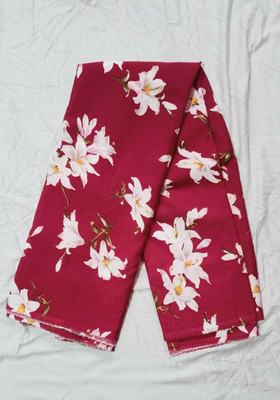 HouseOfCommon Crepe Self Design Multipurpose Running Fabric