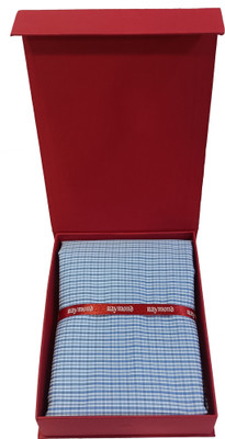 Raymond Pure Cotton Checkered Shirt & Trouser Fabric
