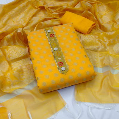 Kimisha Jacquard Self Design Salwar Suit Material
