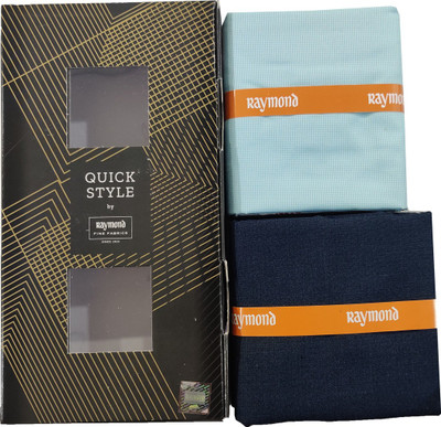 Raymond Cotton Blend Self Design Shirt & Trouser Fabric