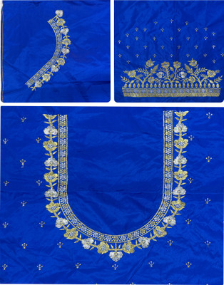 Blouseji Cotton Silk Embroidered Blouse Material