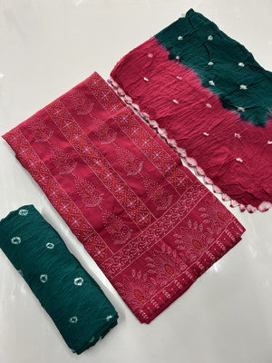 Drashti Creation Pure Cotton Embellished Salwar Suit Material