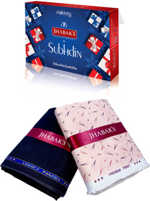 JHABAK'S Polycotton Printed Shirt & Trouser Fabric