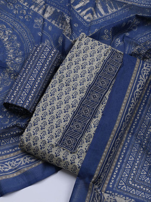 Meena Bazaar Cotton Blend Printed Salwar Suit Material