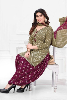 Sisa Enterprise Crepe Solid Salwar Suit Material