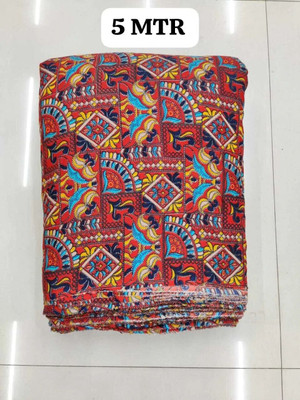 HouseOfCommon Crepe Printed Kurta Fabric