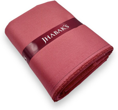 JHABAK'S Lycra Blend Solid Trouser Fabric
