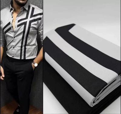 Wesofy Polycotton Printed Shirt & Trouser Fabric