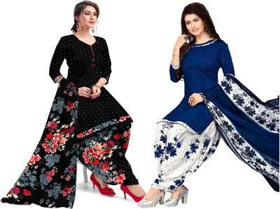 Sthit Crepe Printed Salwar Suit Material