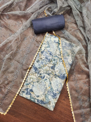 Tasrika Cotton Blend Printed Salwar Suit Material