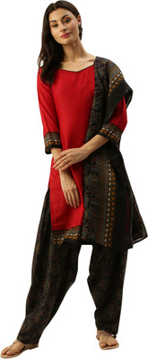 Rajnandini Cotton Blend Printed Salwar Suit Material