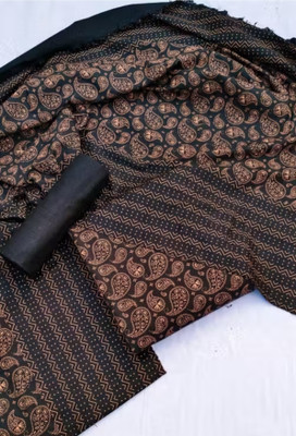 ABCOLLECTION Wool Printed Salwar Suit Material