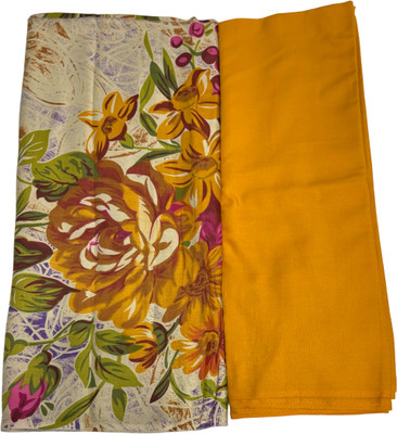 BKRKJ Viscose Rayon Floral Print Salwar Suit Material