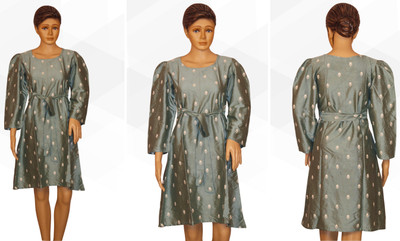 Dynasty Cotton Silk Printed Gown/Anarkali Kurta & Bottom Material