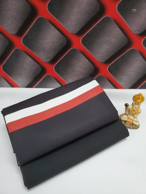 Jai Khodiyar Fashion Polycotton Solid, Striped Shirt & Trouser Fabric