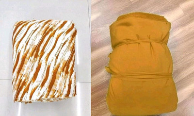 HouseOfCommon Crepe Printed Gown/Anarkali Kurta & Bottom Material