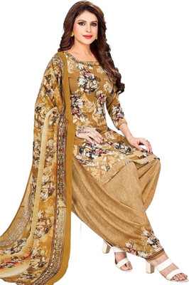 Merira Crepe Printed Salwar Suit Material