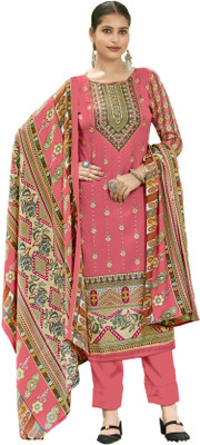 ShEmpire Wool Printed Salwar Suit Material