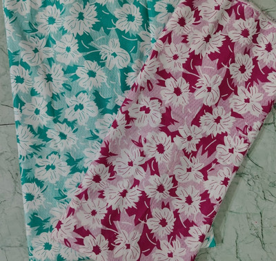 Trendtradition Pure Cotton Floral Print Kurta Fabric