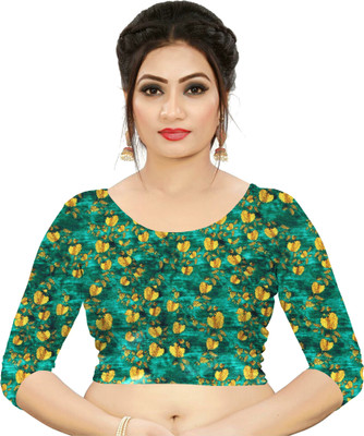 Gopinath creation Satin Printed Blouse Material