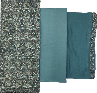 Soul Essence Cotton Blend Printed Salwar Suit Material