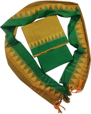 SHREE MAHAVEER HANDLOOMS Pure Cotton Self Design Salwar Suit Material