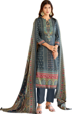 DRAVINAM Trends Wool Printed Salwar Suit Material
