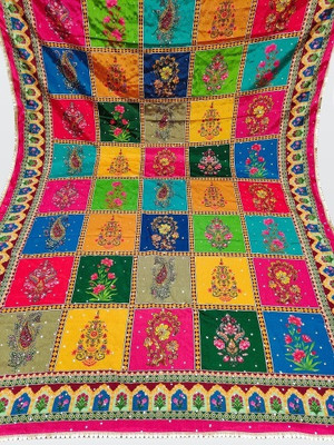 Tathastufeb Silk Blend Printed Blouse Material